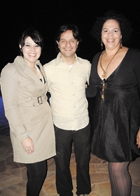 Recuerdos de deliciosas noitadas da Franca: Daniela Honório, Nazir Bittar e Rita Andrade